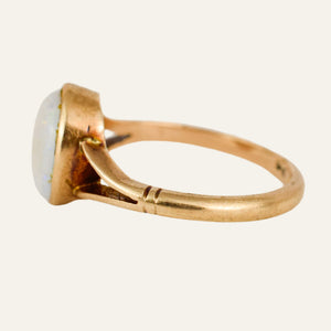 Opal Cabochon Ring