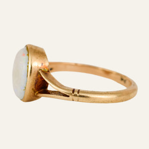 Opal Cabochon Ring