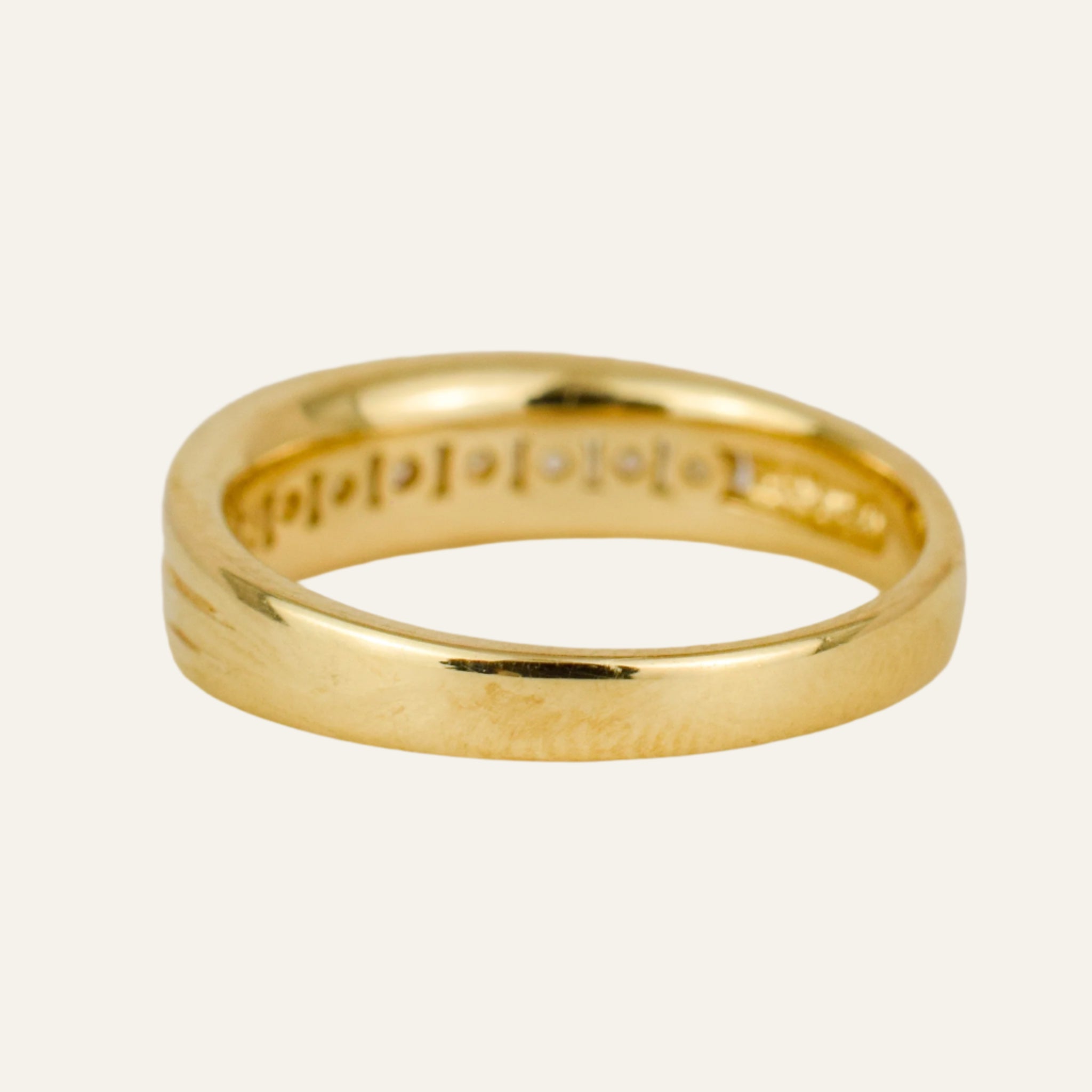 9 Diamond Channel Set Band