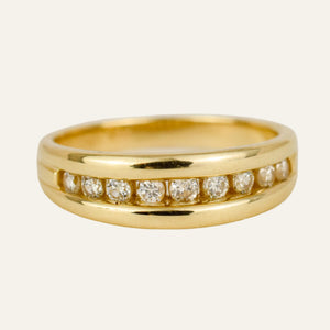 9 Diamond Channel Set Band