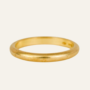 2.7mm Buttery Gold Band