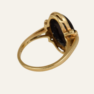 Oval Onyx Ring