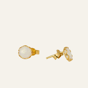 Opal Stud Earrings