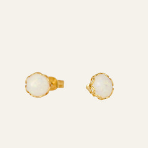 Opal Stud Earrings