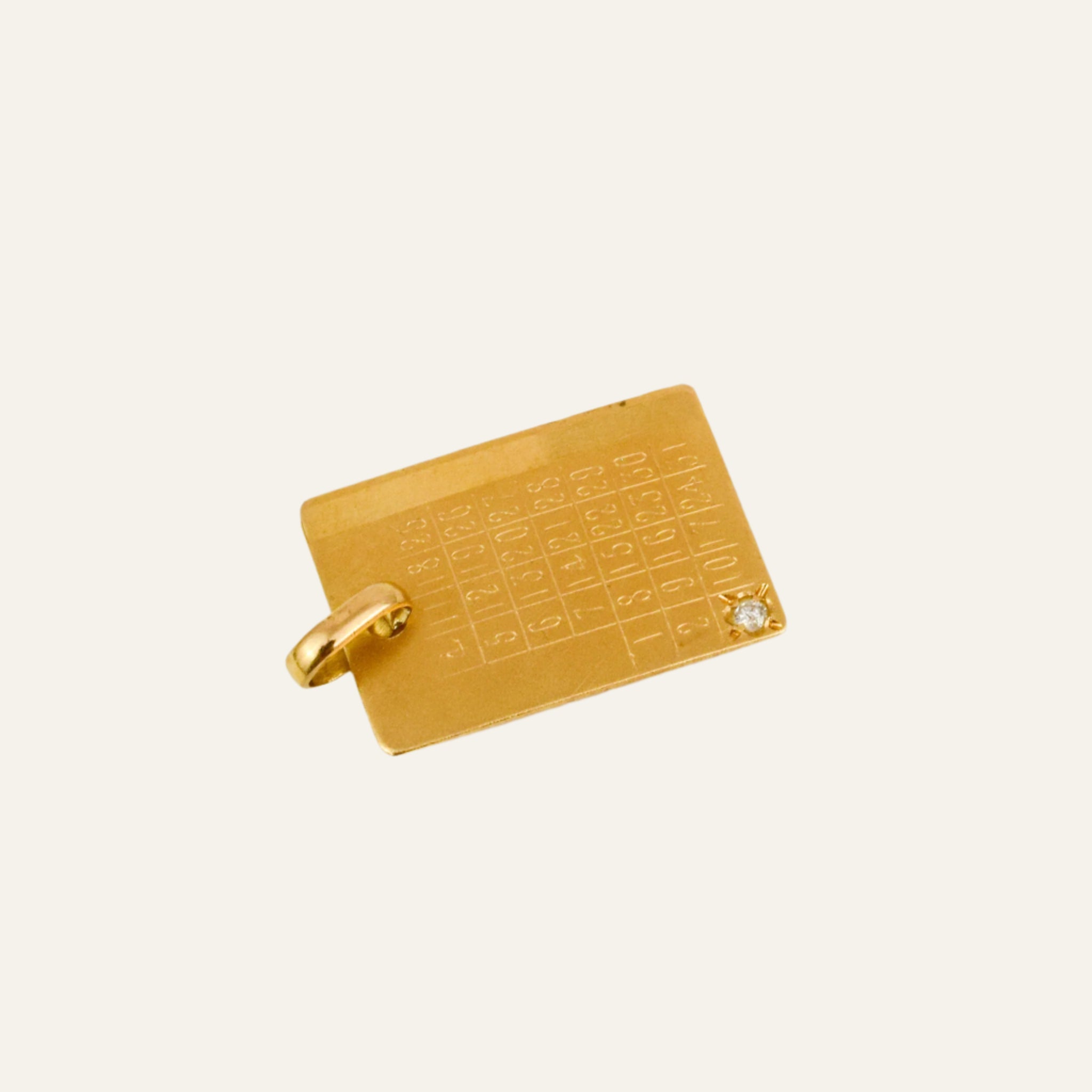 The 3rd Calendar Pendant