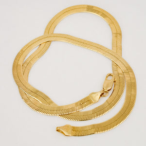 18.5" Double Sided Herringbone Necklace