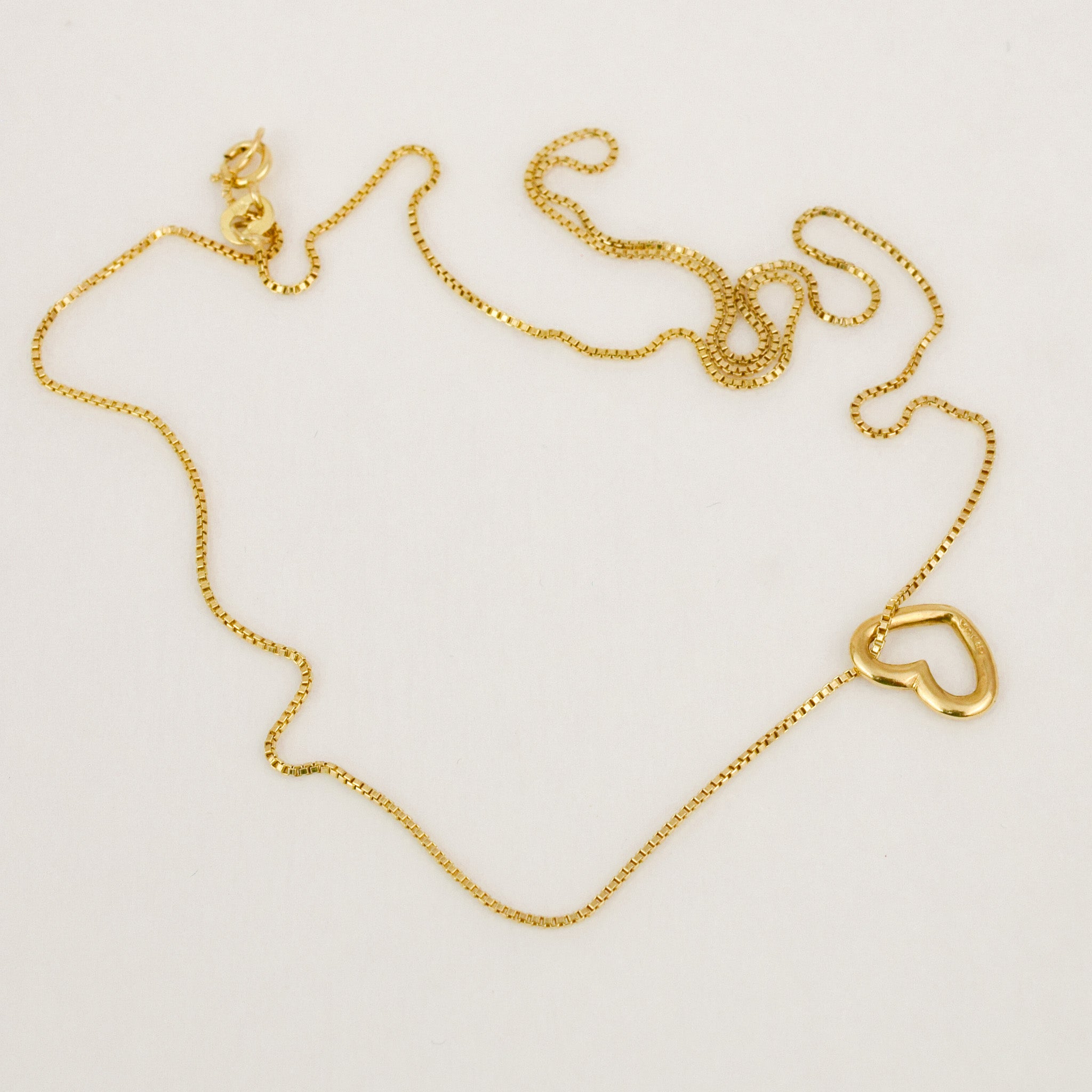 18" Heart Slider Necklace