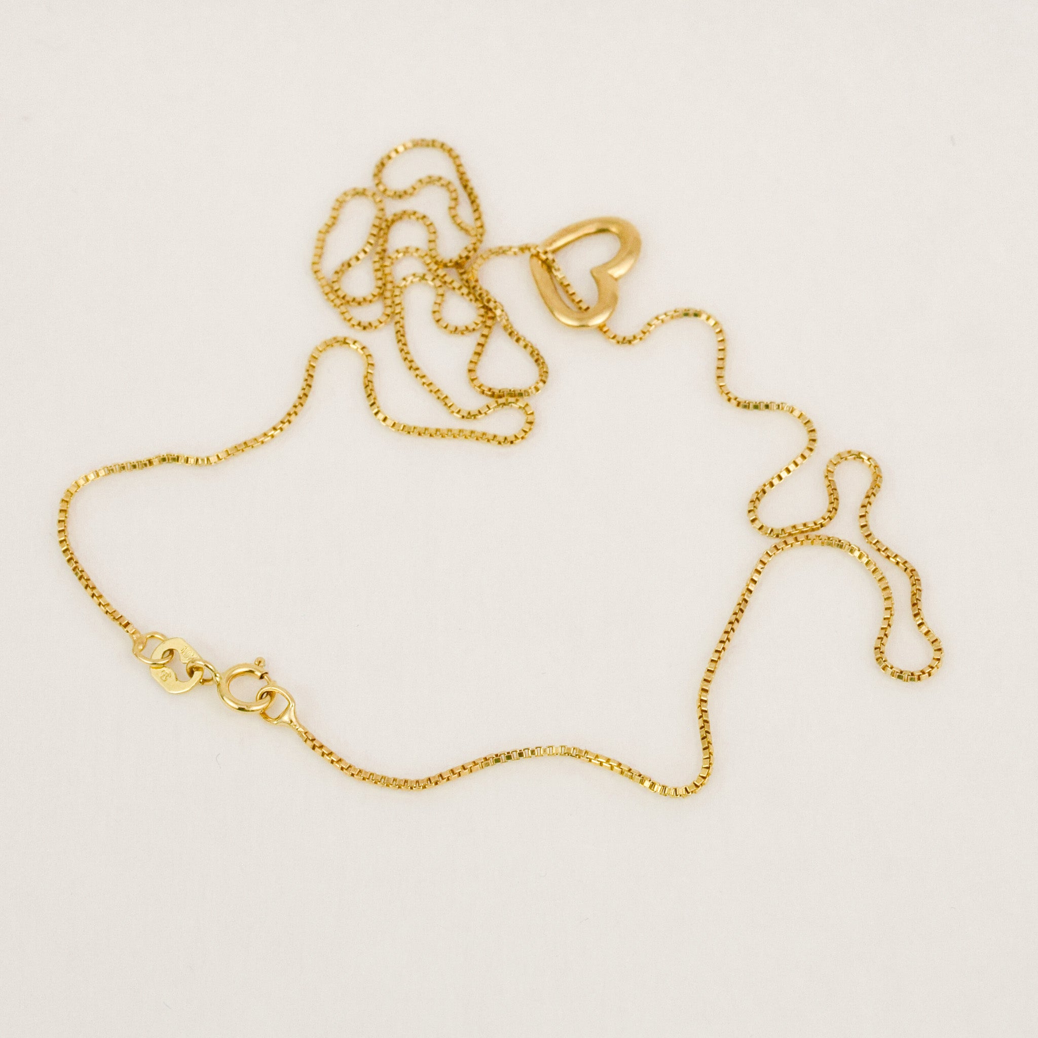 18" Heart Slider Necklace