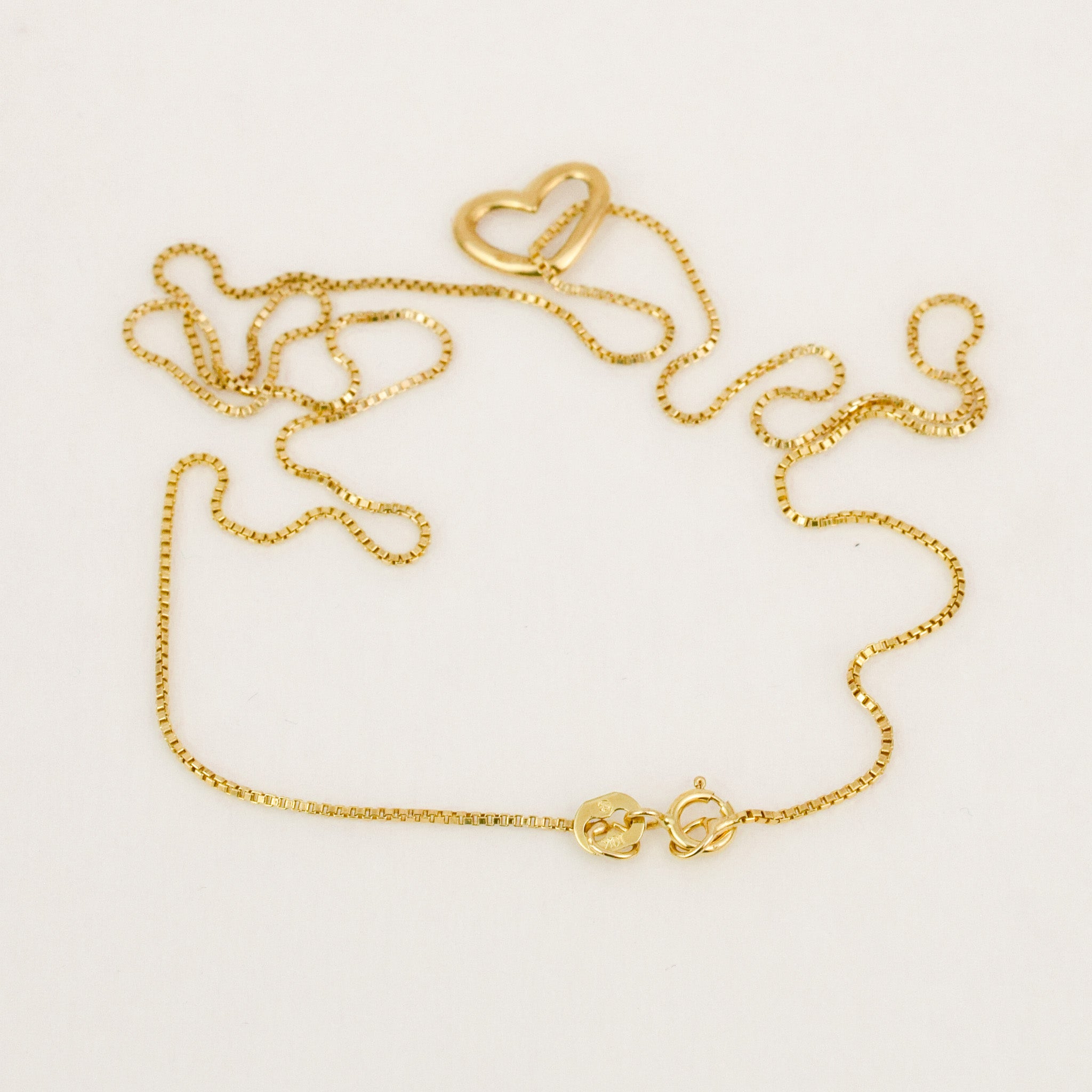 18" Heart Slider Necklace