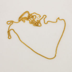 22" Curb Chain Necklace