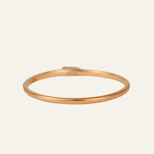 Minimalist Gold Baguette Ring