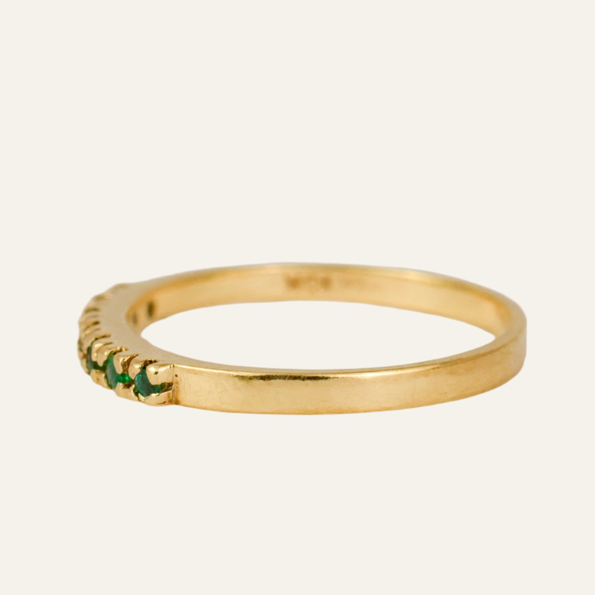 Dainty Emerald Ring
