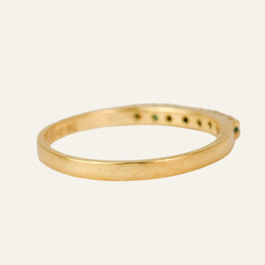 Dainty Emerald Ring