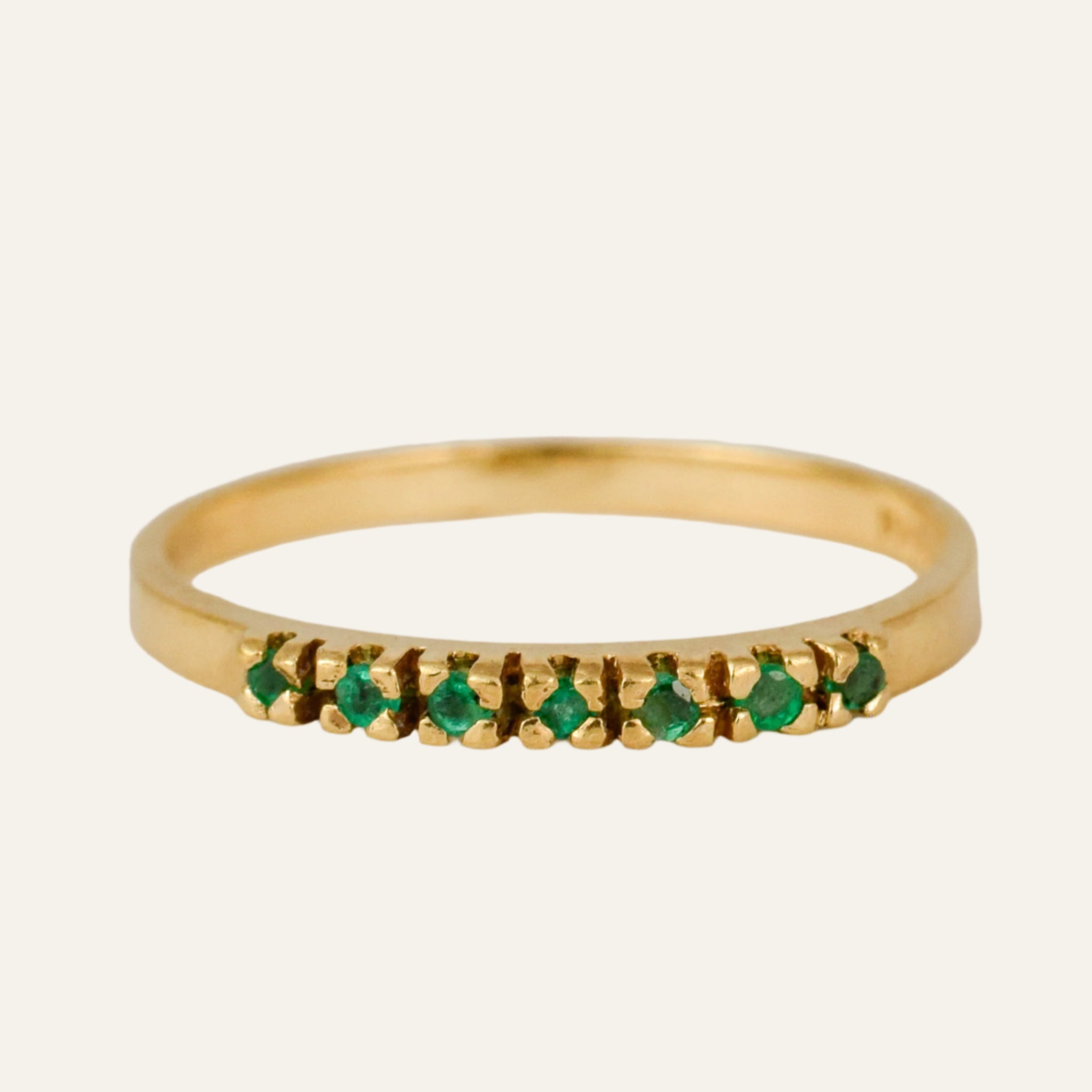Dainty Emerald Ring
