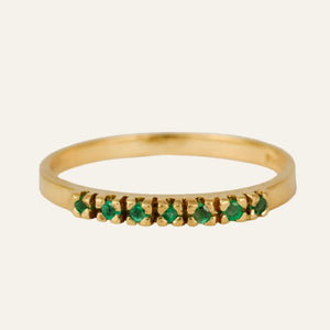 Dainty Emerald Ring