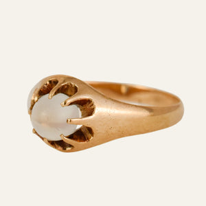 Moonstone Belcher Ring