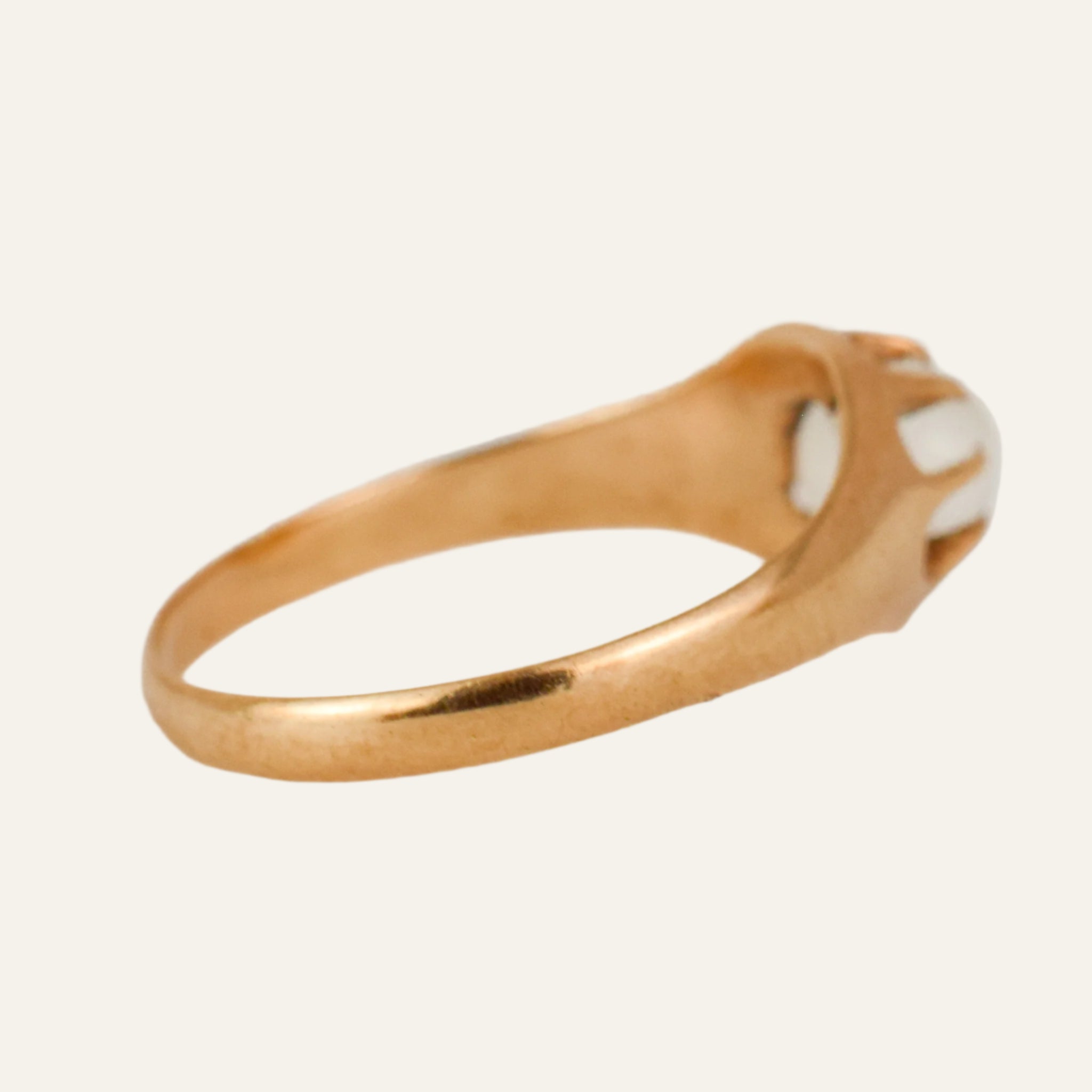 Moonstone Belcher Ring