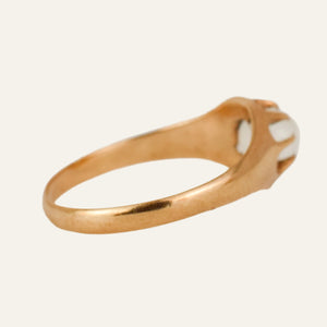 Moonstone Belcher Ring