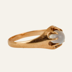 Moonstone Belcher Ring
