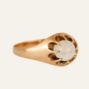 Moonstone Belcher Ring