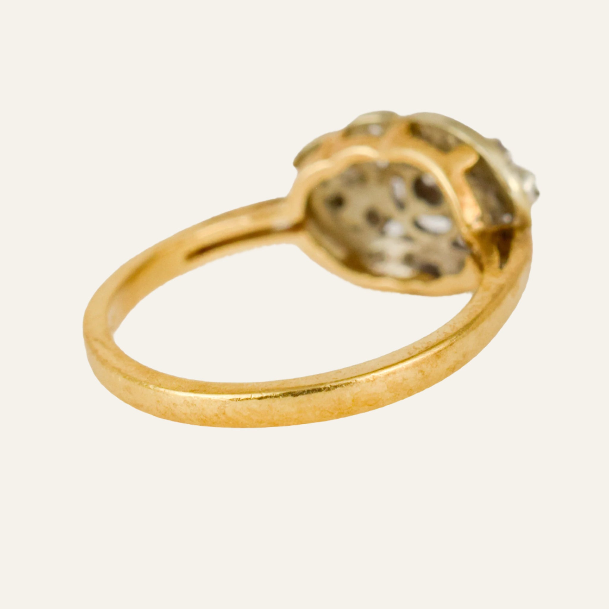Antique Art Deco Diamond Trilogy Ring