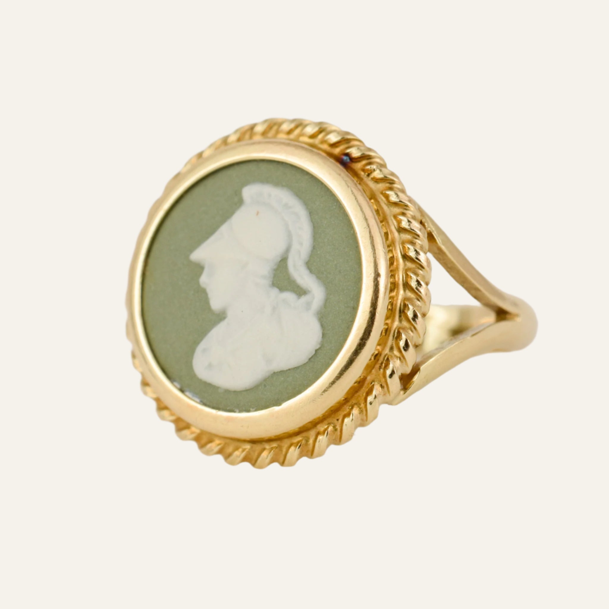 Sea foam Signet Ring