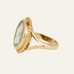 Sea foam Signet Ring