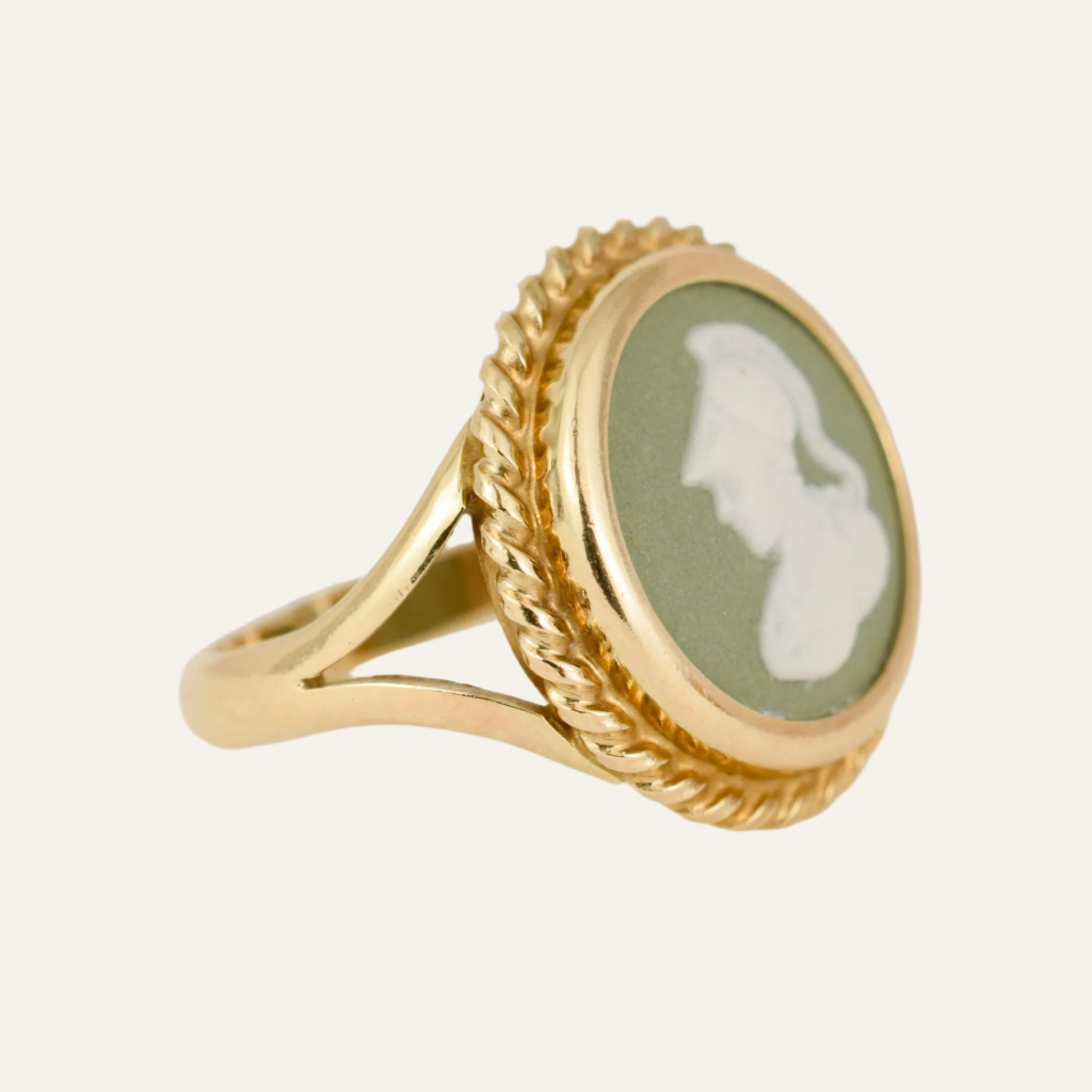 Sea foam Signet Ring