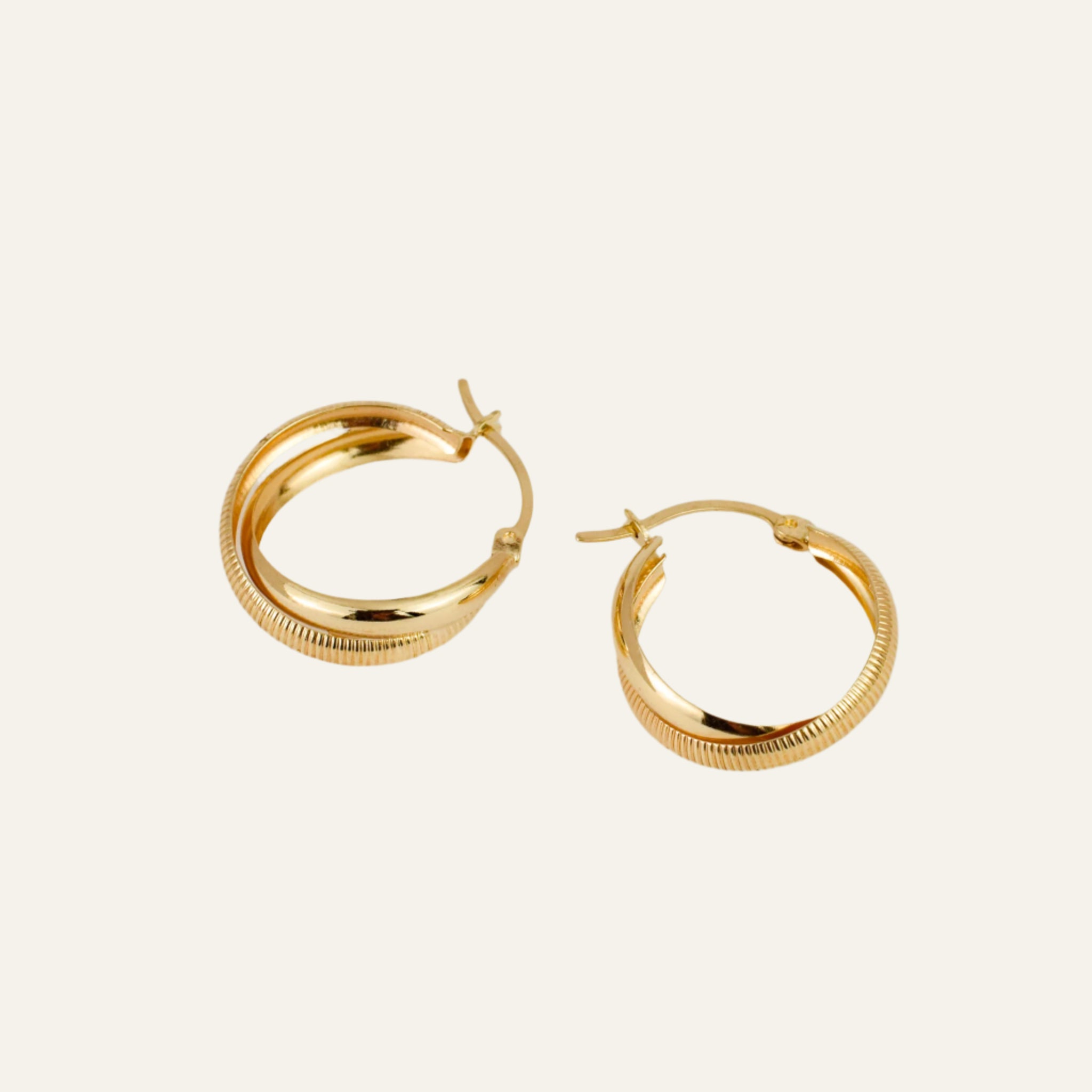 22.2mm Double Twist hoops