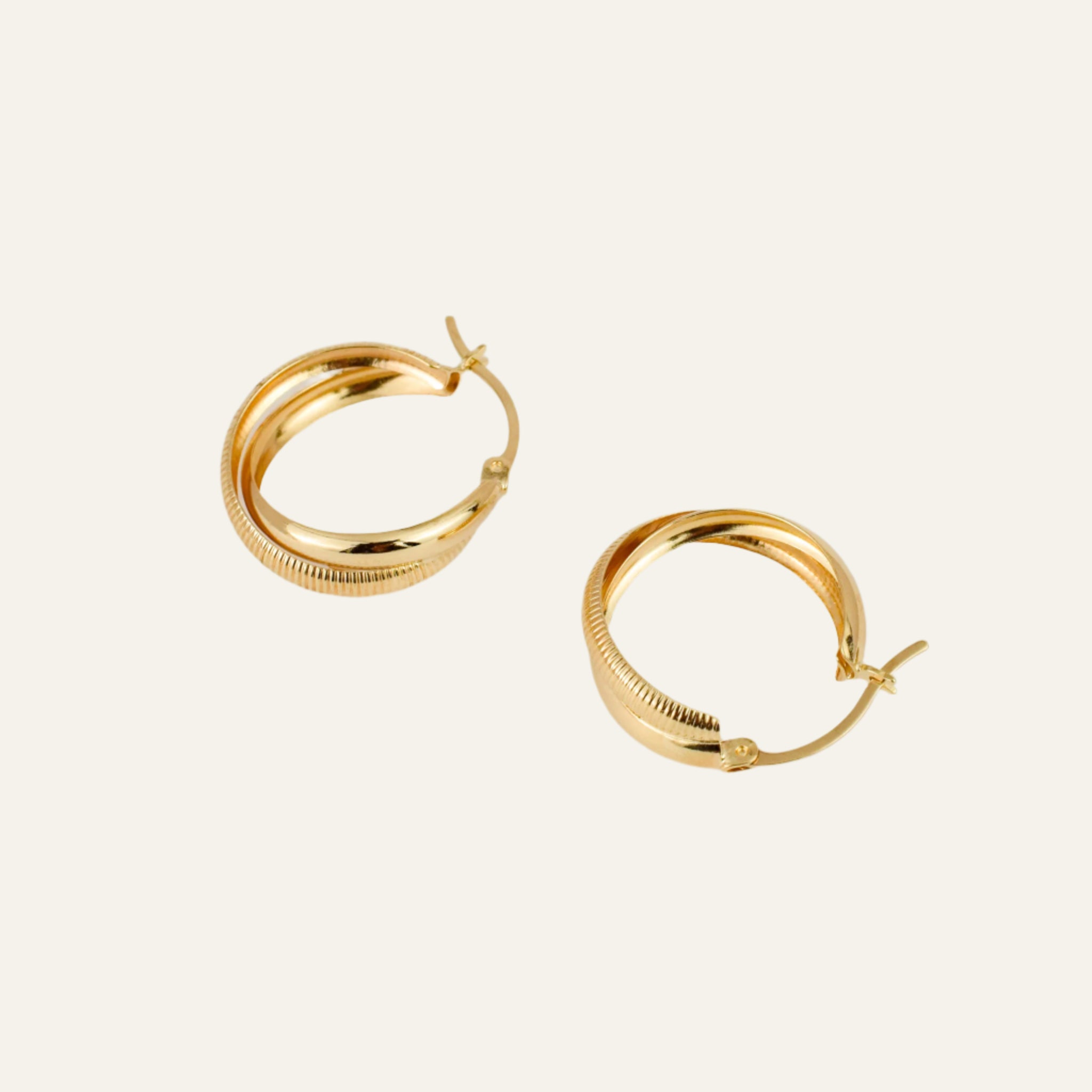 22.2mm Double Twist hoops