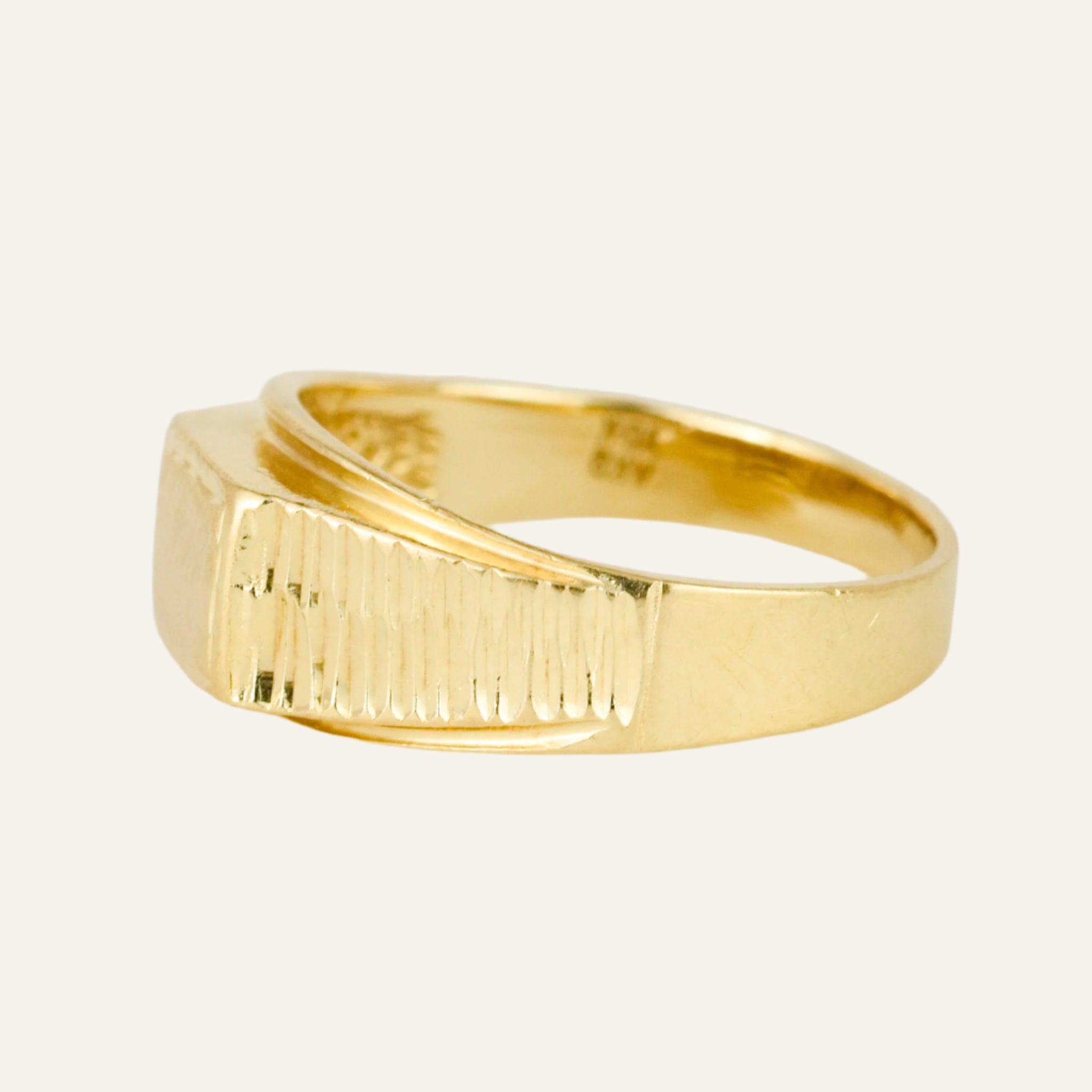 Vintage Geometric Signet Ring