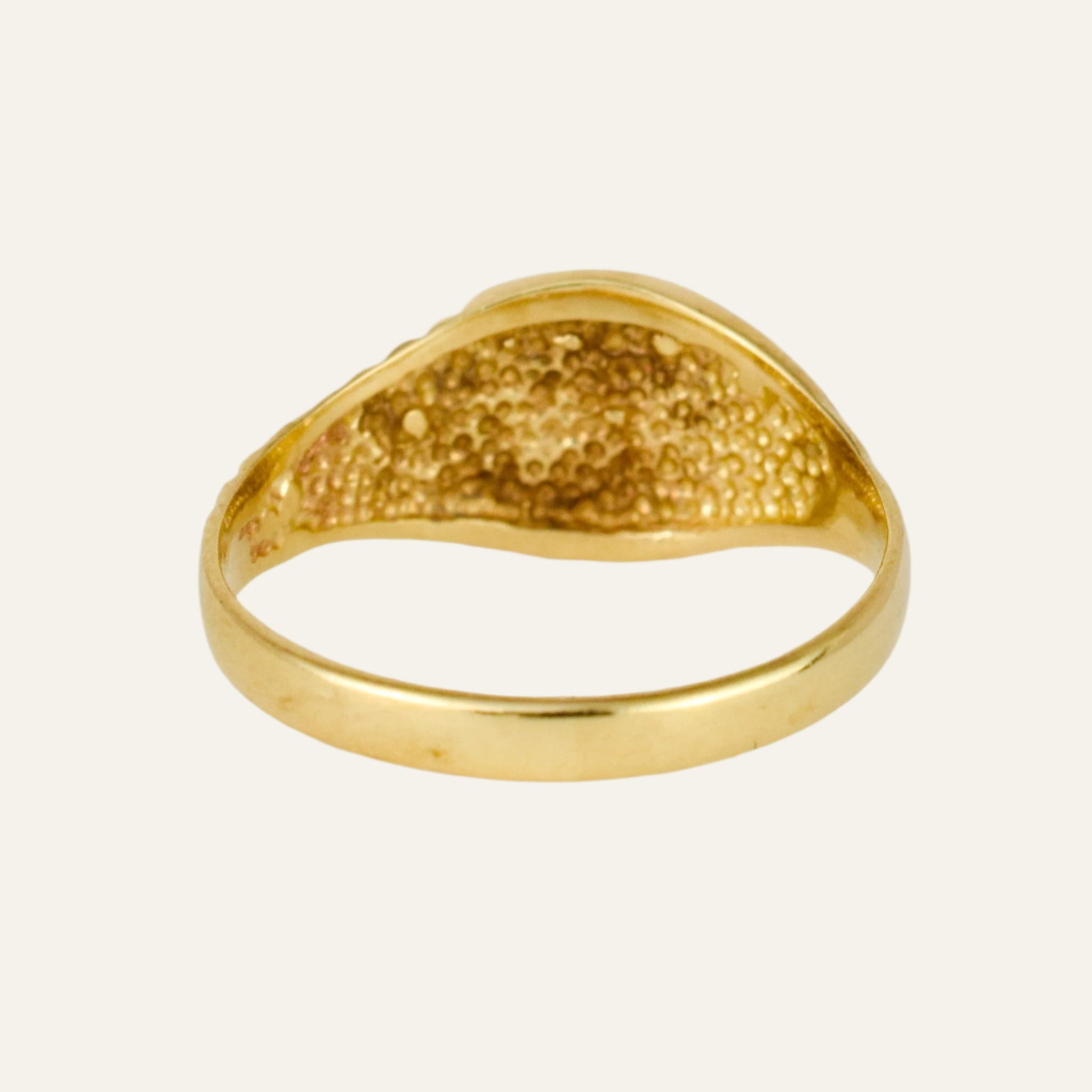 Vintage Oval Blank Signet