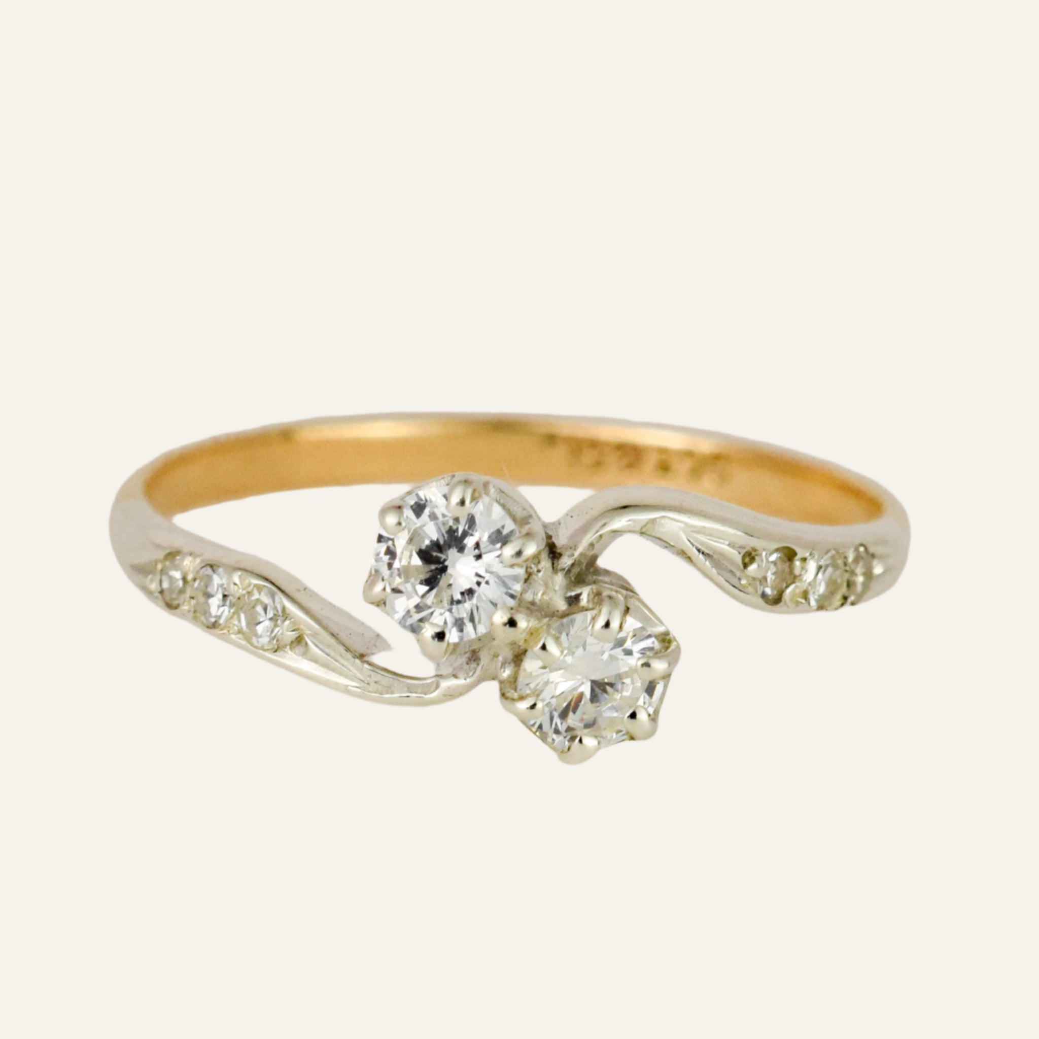 Antique Moi & Toi Ring
