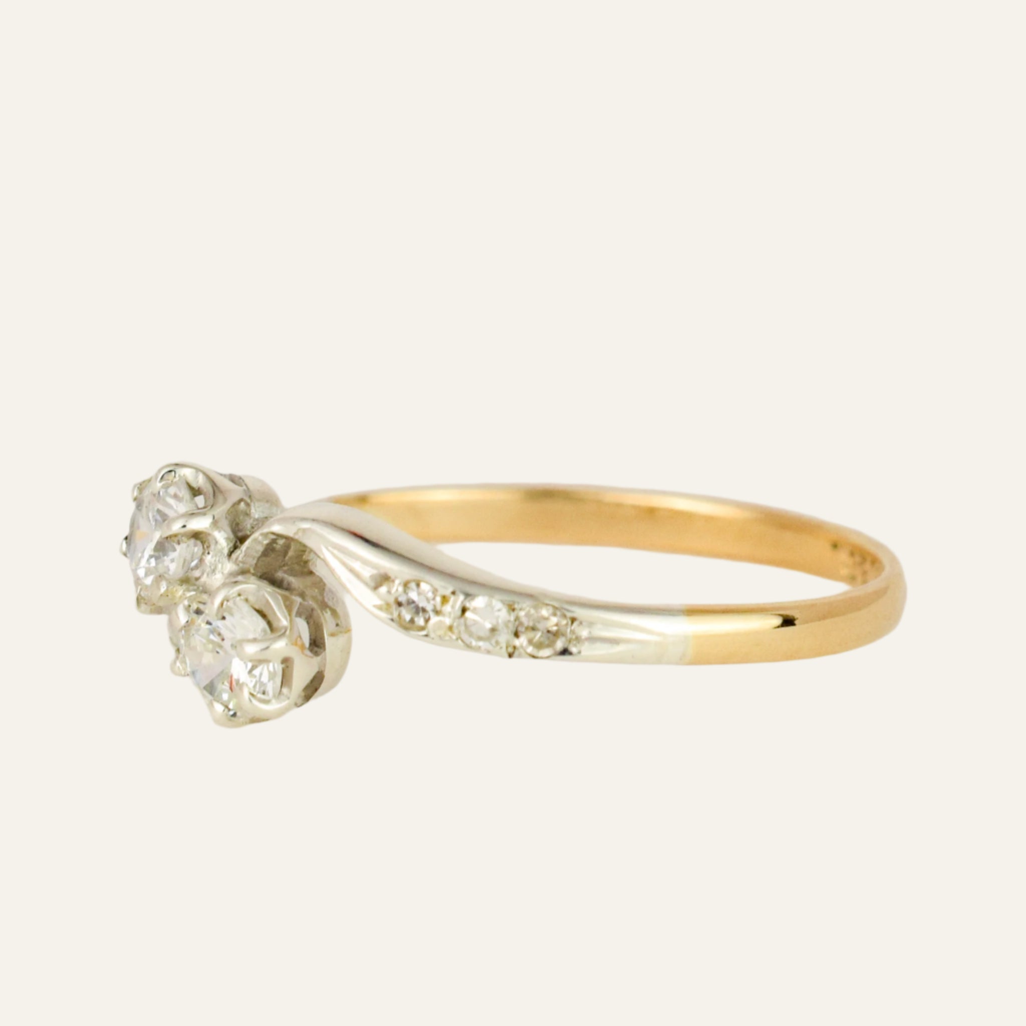 Antique Moi & Toi Ring