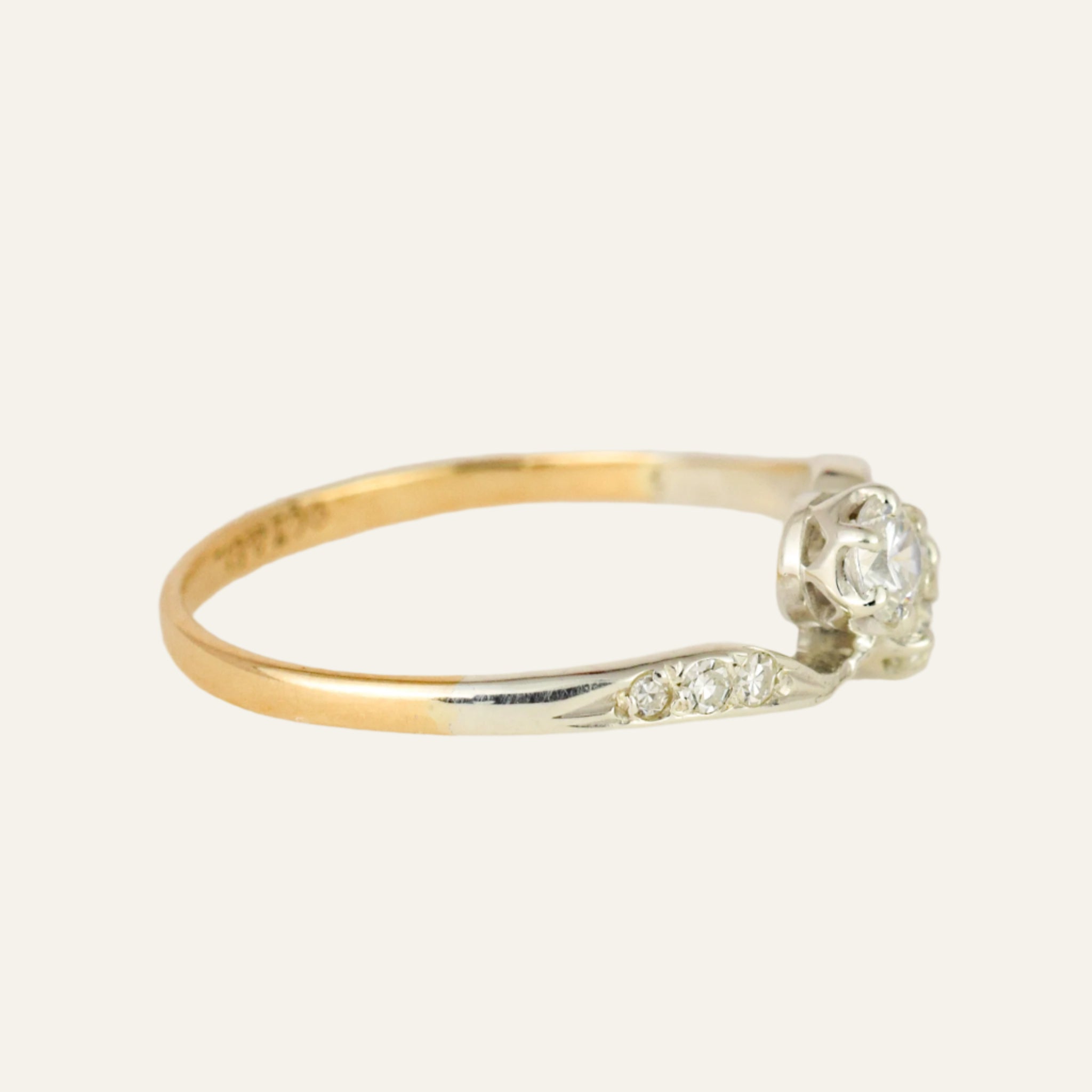 Antique Moi & Toi Ring
