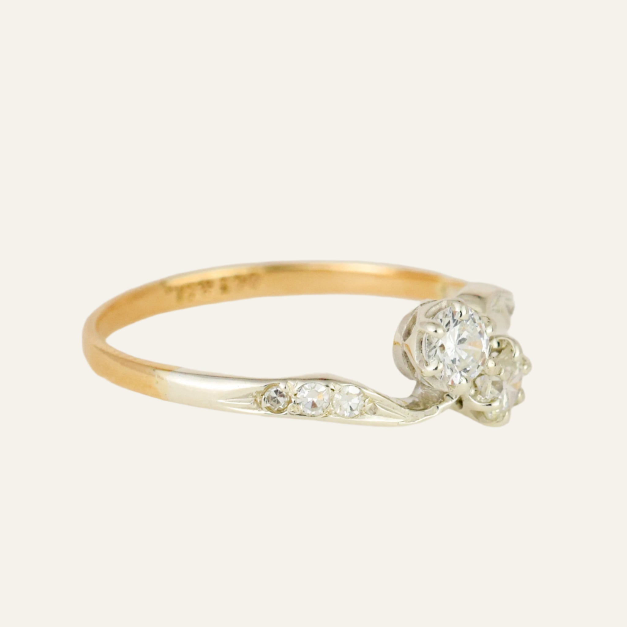 Antique Moi & Toi Ring