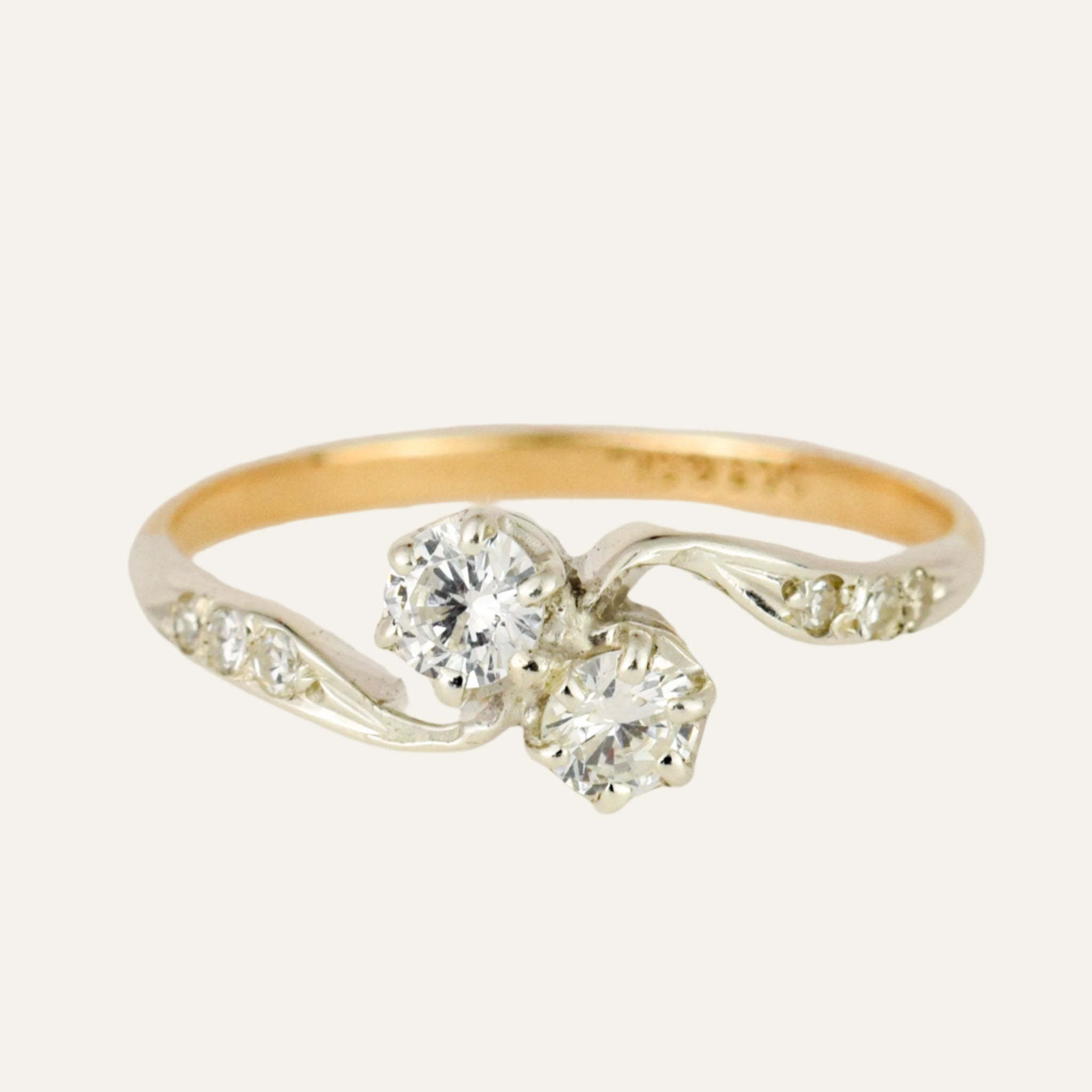 Antique Moi & Toi Ring