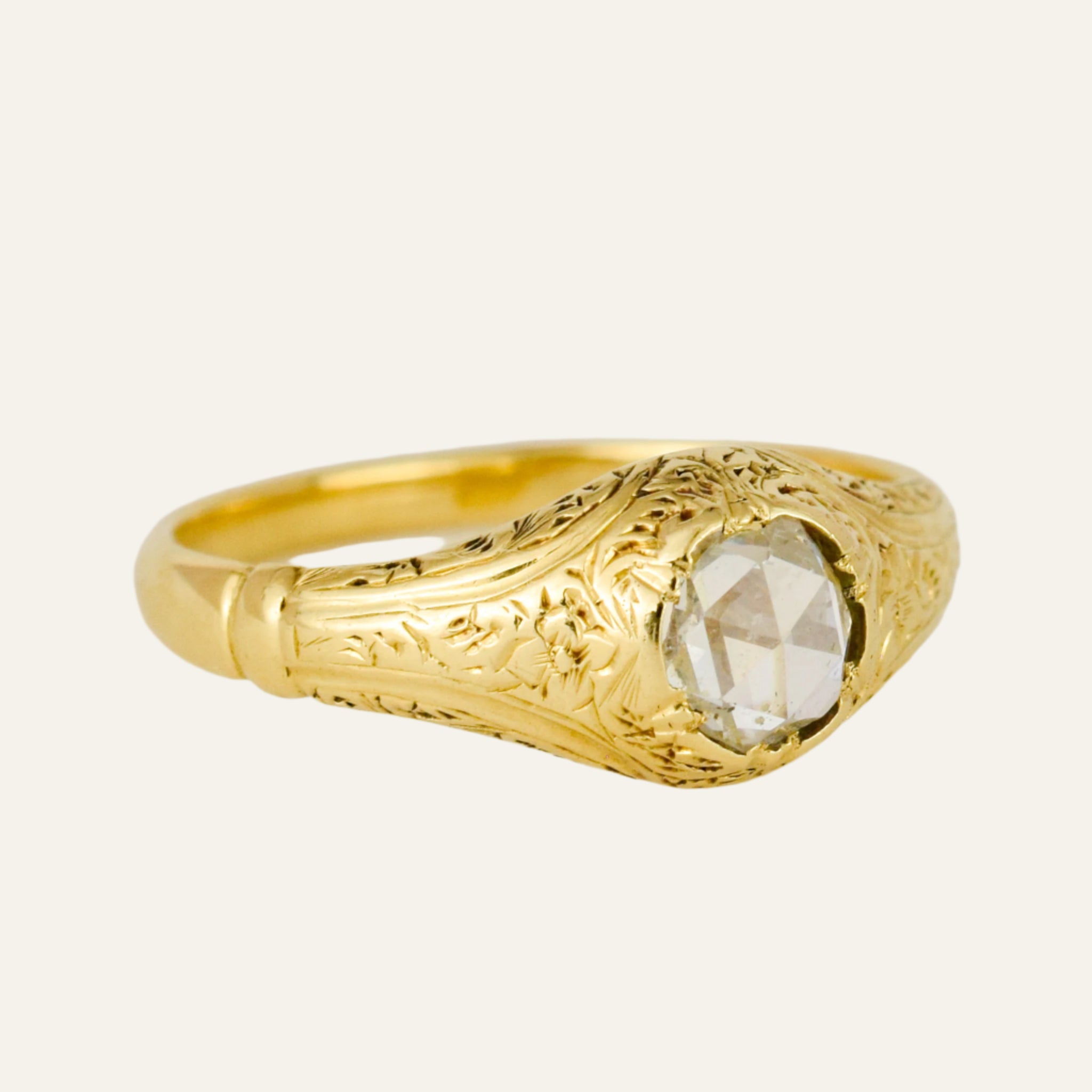 Victorian Rose-Cut Diamond Ring