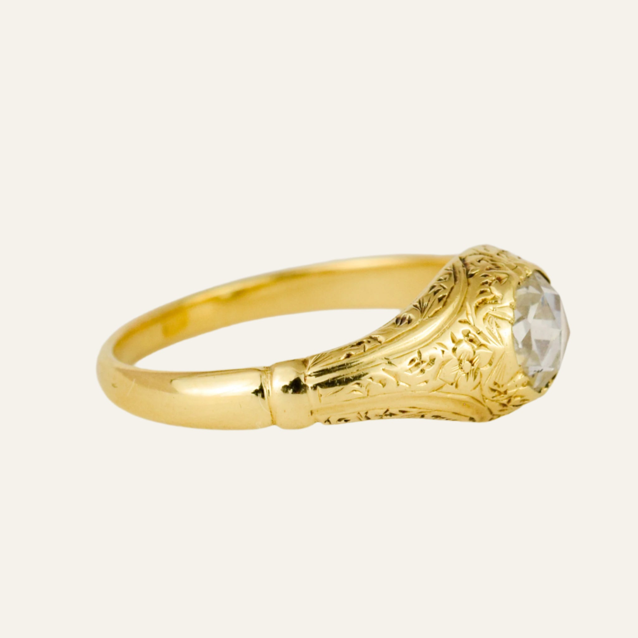 Victorian Rose-Cut Diamond Ring