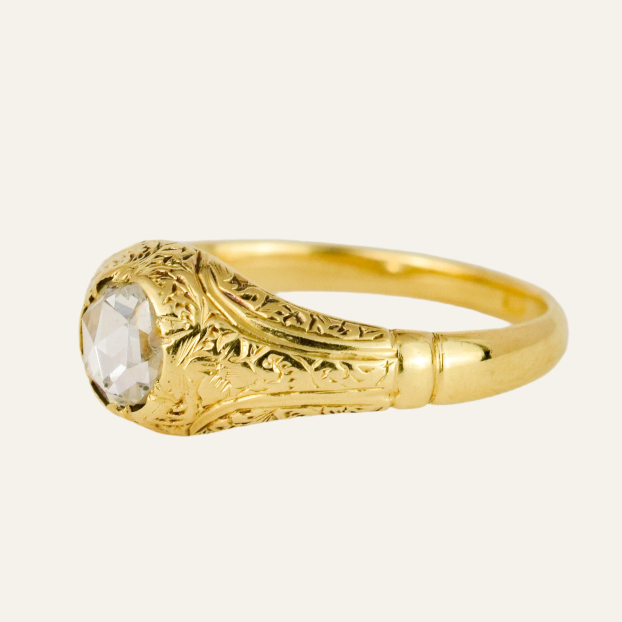 Victorian Rose-Cut Diamond Ring