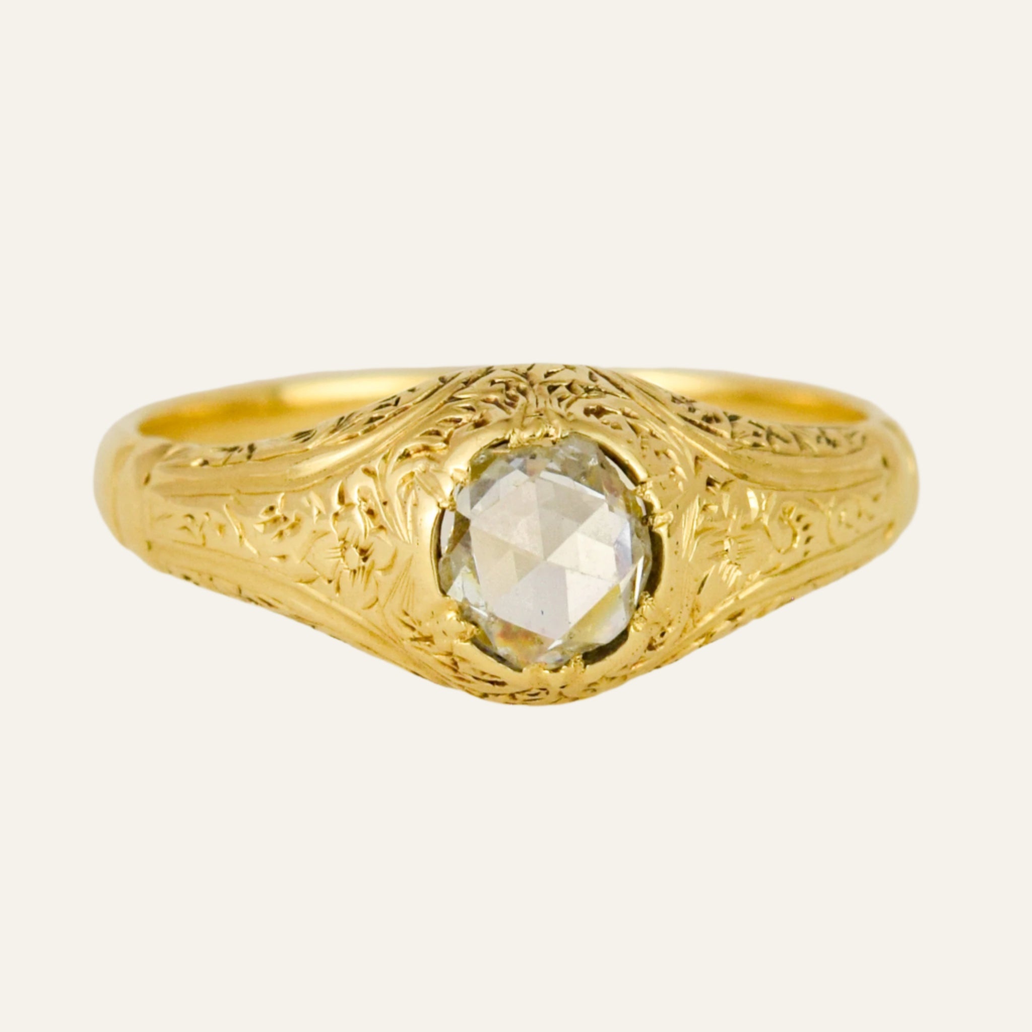 Victorian Rose-Cut Diamond Ring