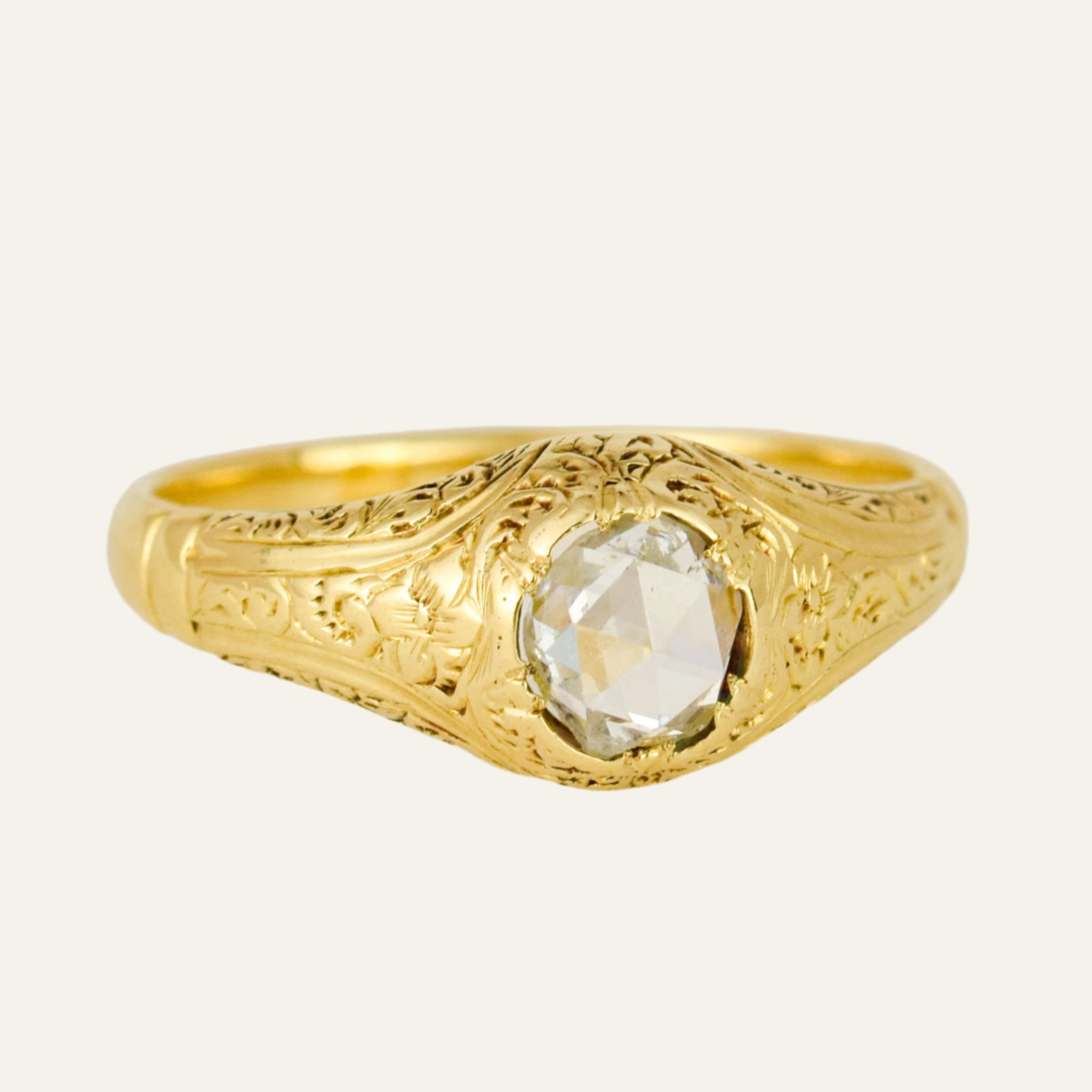 Victorian Rose-Cut Diamond Ring
