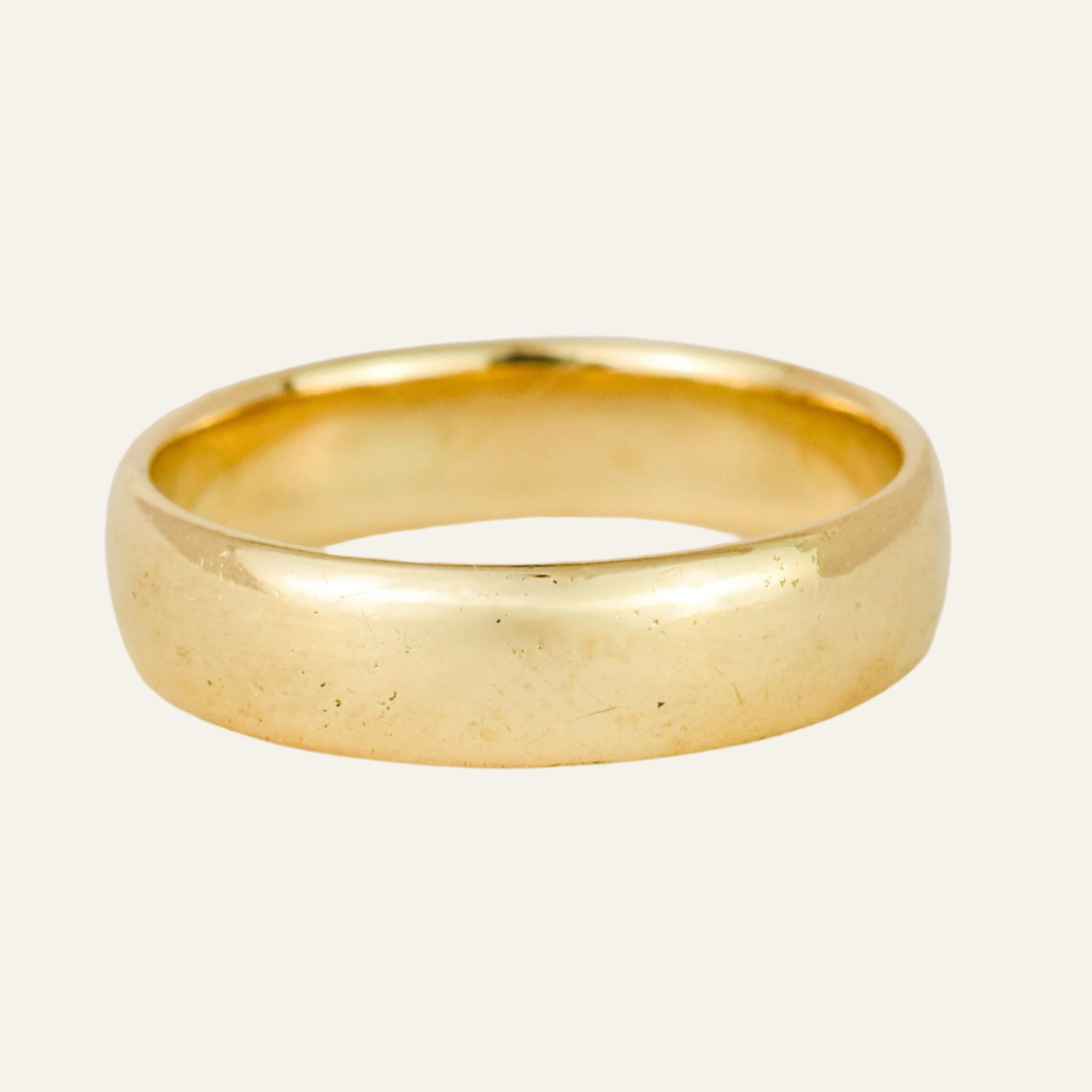 5.2mm Comfort Fit Gold Band