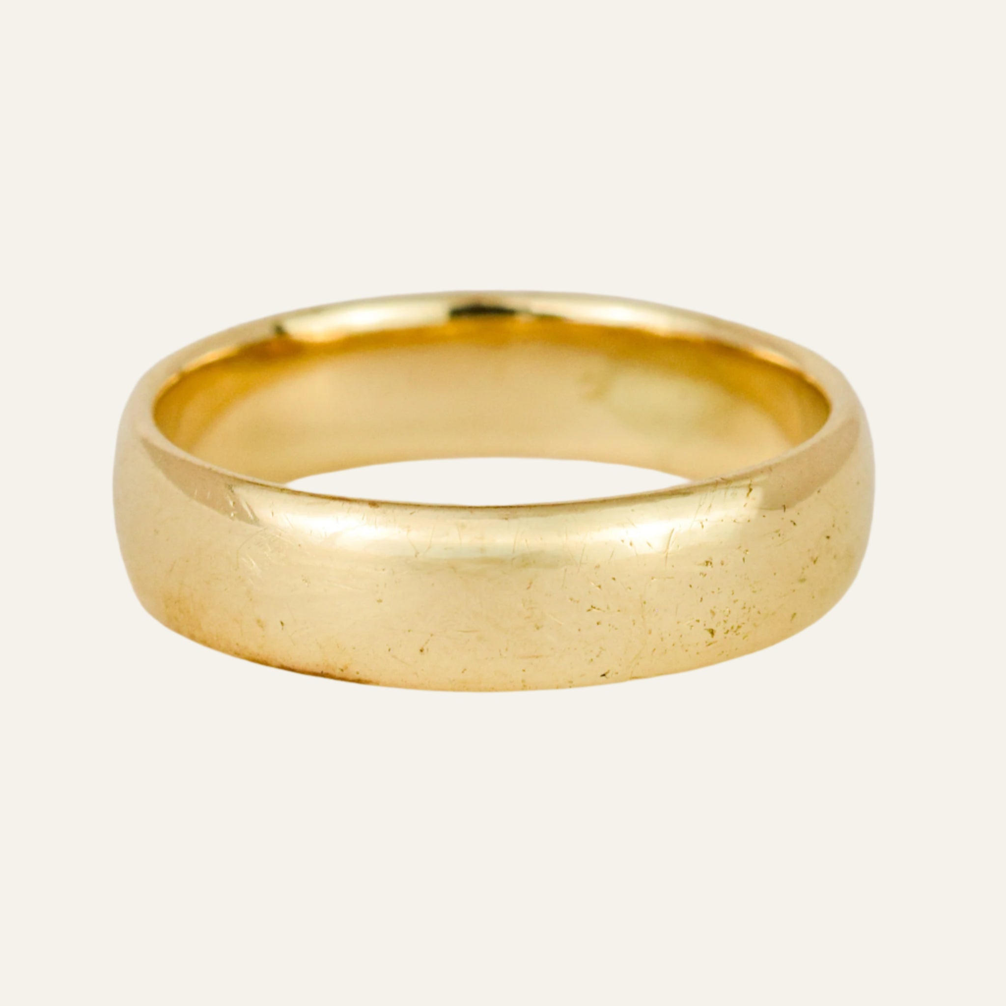 5.2mm Comfort Fit Gold Band