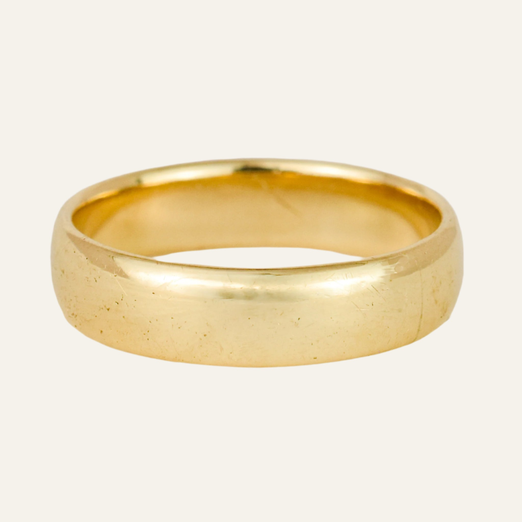 5.2mm Comfort Fit Gold Band