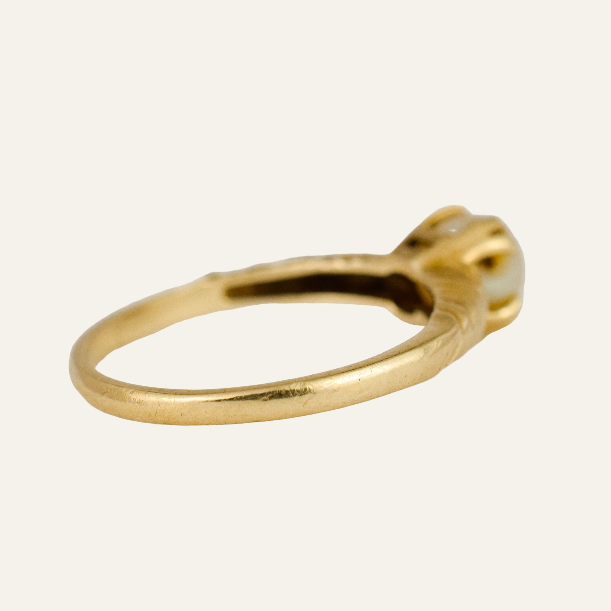 Twist Pearl Ring