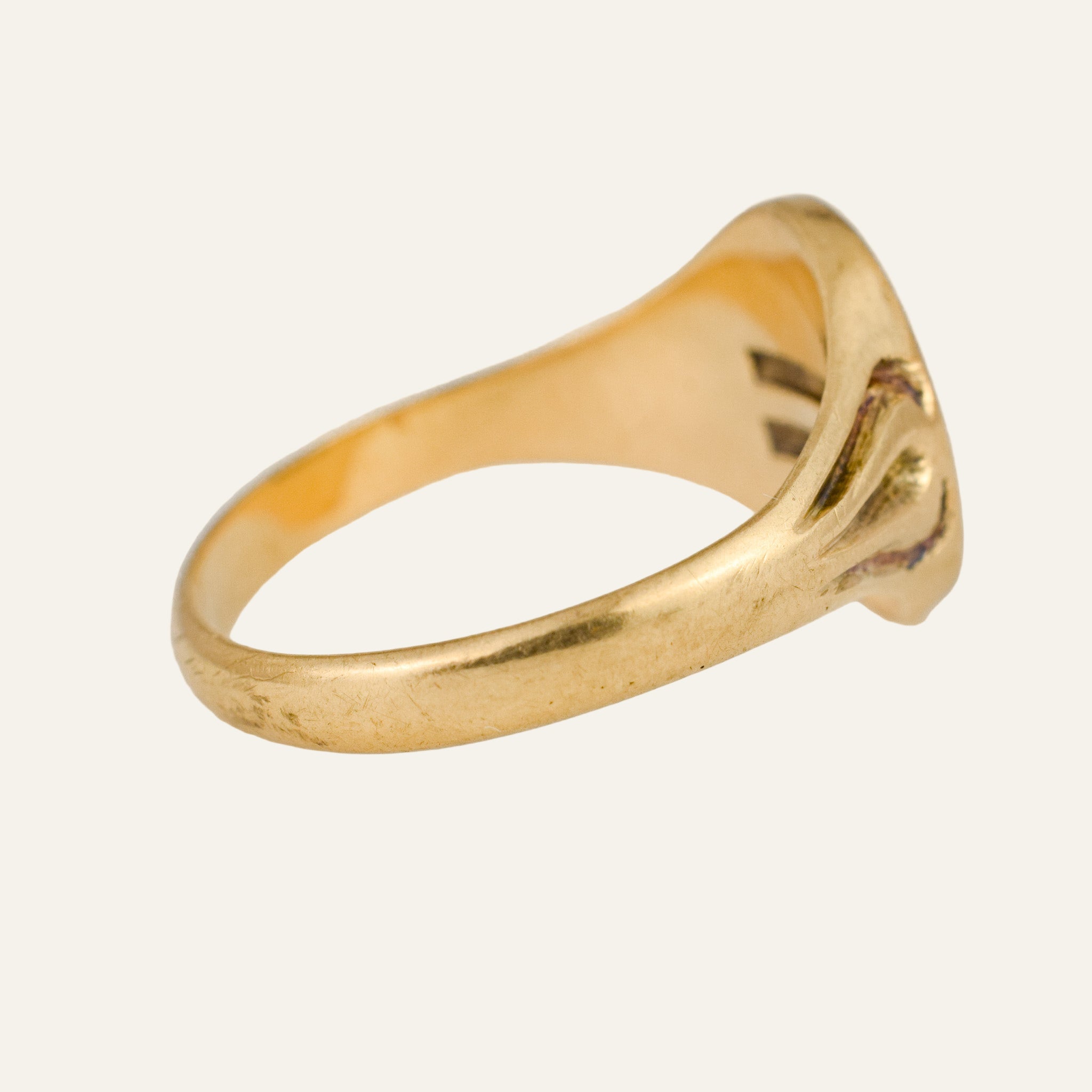 'H' Signet Ring