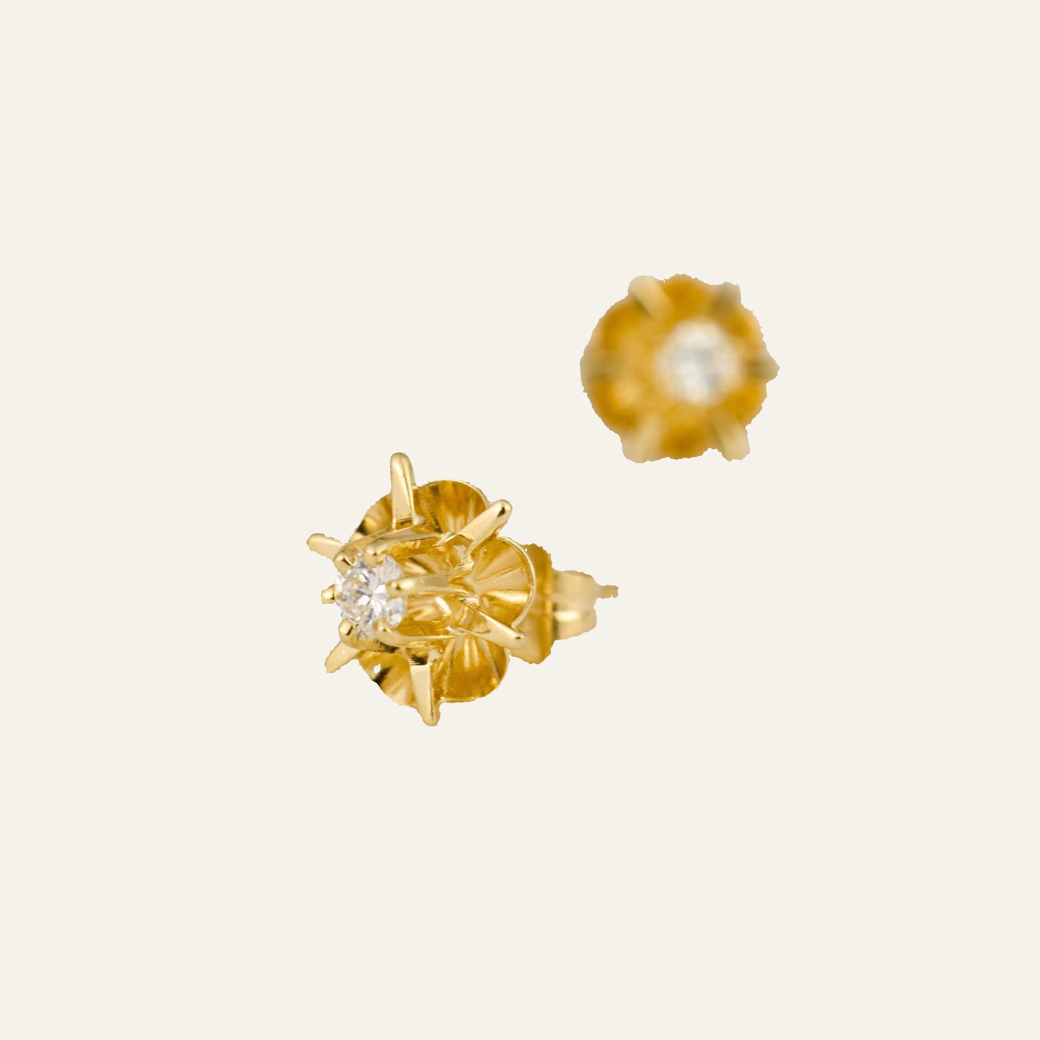 Vintage Star Diamond Studs