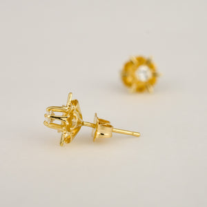 Vintage Star Diamond Studs