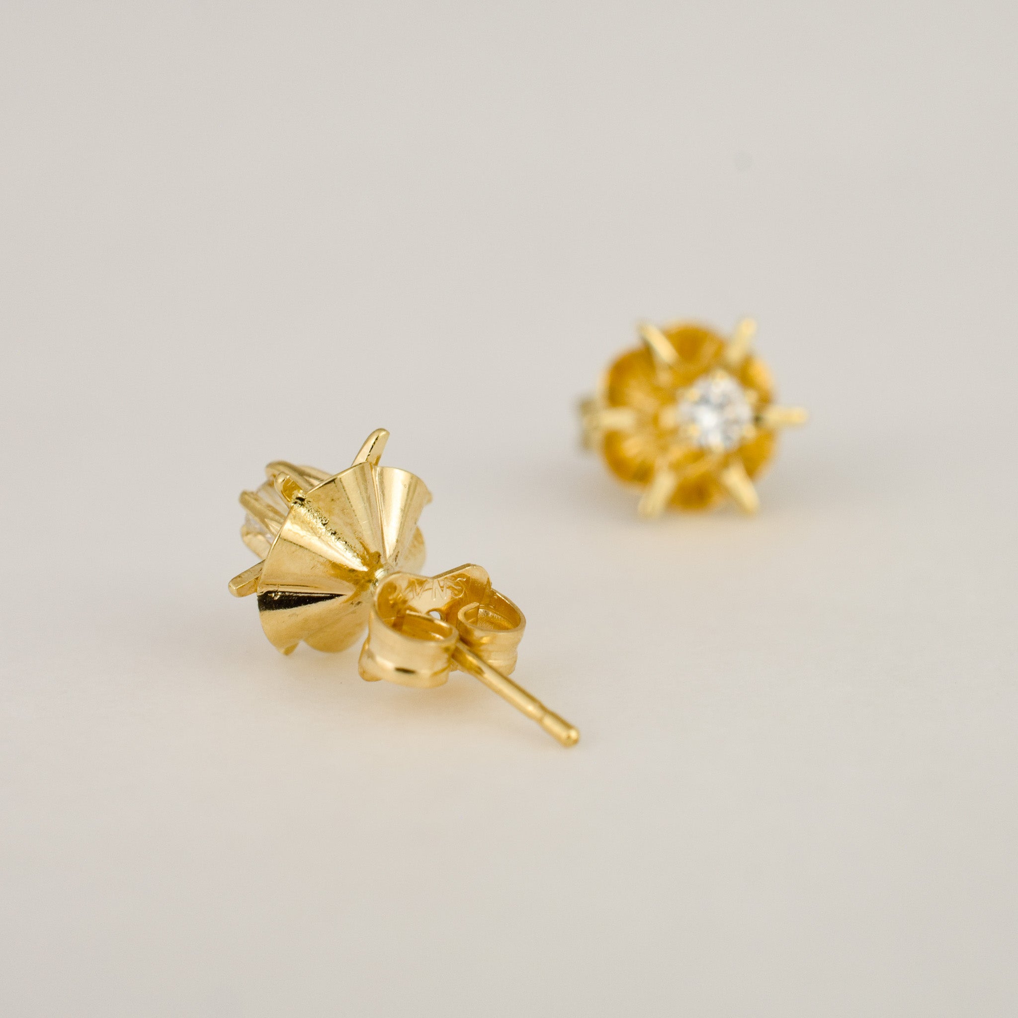 Vintage Star Diamond Studs